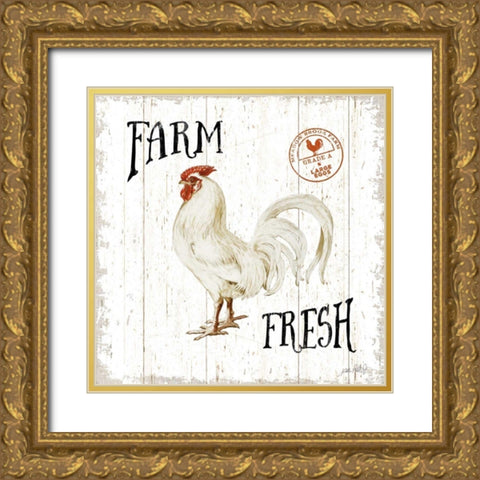 Free Range Fresh III Gold Ornate Wood Framed Art Print with Double Matting by Pertiet, Katie