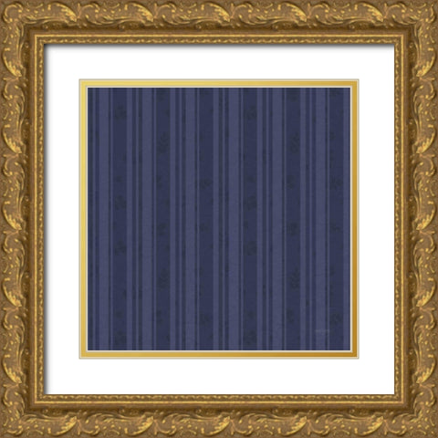 Blooming Delight Pattern IIB Gold Ornate Wood Framed Art Print with Double Matting by Jackson, Jenaya
