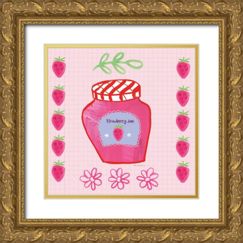 Pretty Jams and Jellies I Gold Ornate Wood Framed Art Print with Double Matting by Zaman, Farida