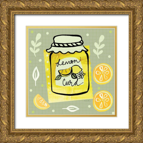 Pretty Jams and Jellies III Gold Ornate Wood Framed Art Print with Double Matting by Zaman, Farida