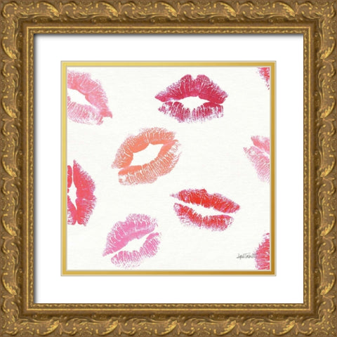 Chic Accents Pattern IIA Gold Ornate Wood Framed Art Print with Double Matting by Tavoletti, Anne