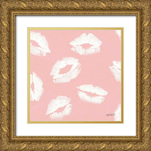 Chic Accents Pattern IIB Gold Ornate Wood Framed Art Print with Double Matting by Tavoletti, Anne