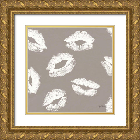 Chic Accents Pattern IIE Gold Ornate Wood Framed Art Print with Double Matting by Tavoletti, Anne