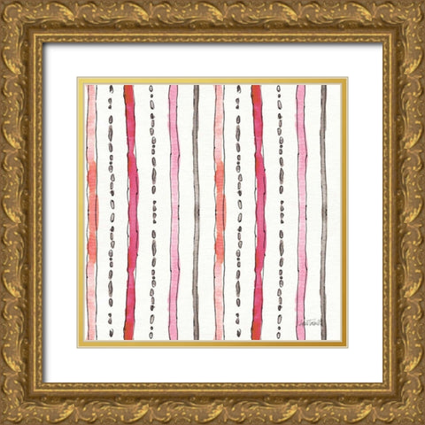 Chic Accents Pattern VI Gold Ornate Wood Framed Art Print with Double Matting by Tavoletti, Anne