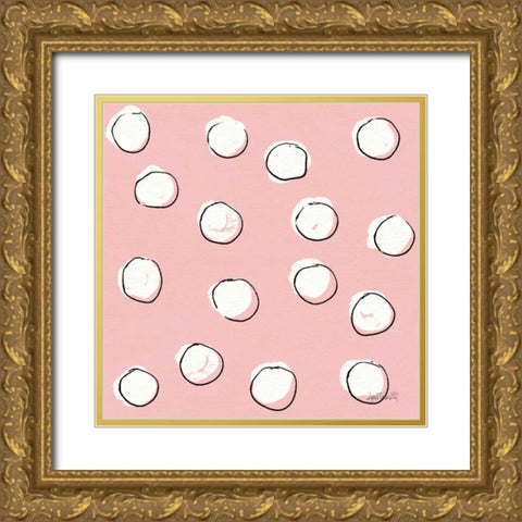 Chic Accents Pattern VIIB Gold Ornate Wood Framed Art Print with Double Matting by Tavoletti, Anne