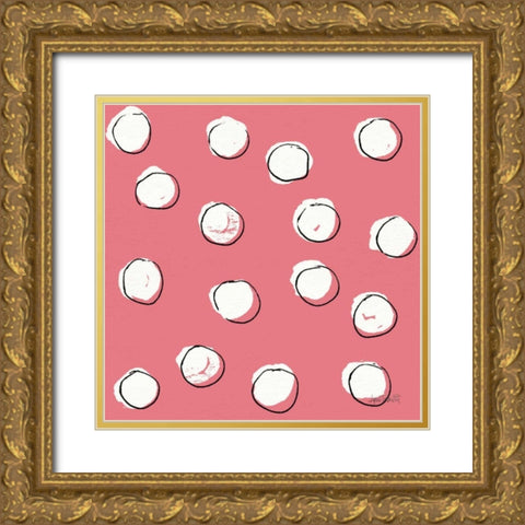 Chic Accents Pattern VIID Gold Ornate Wood Framed Art Print with Double Matting by Tavoletti, Anne