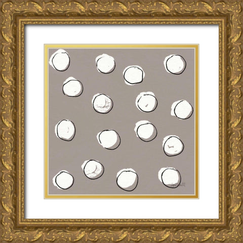 Chic Accents Pattern VIIE Gold Ornate Wood Framed Art Print with Double Matting by Tavoletti, Anne