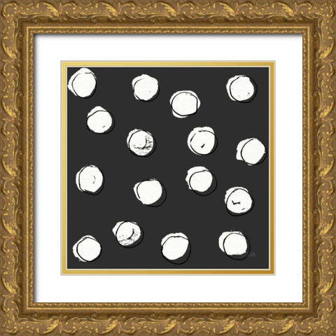 Chic Accents Pattern VIIF Gold Ornate Wood Framed Art Print with Double Matting by Tavoletti, Anne