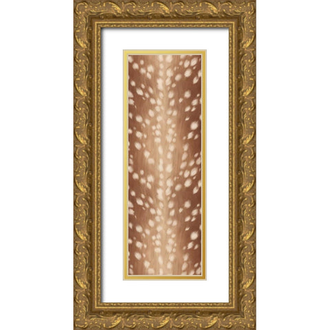 Sweet Fawn III Gold Ornate Wood Framed Art Print with Double Matting by Penner, Janelle