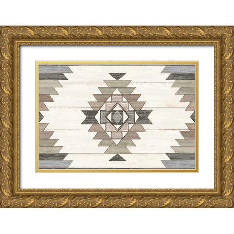 Cabin Life X Neutral Gold Ornate Wood Framed Art Print with Double Matting by Schlabach, Sue