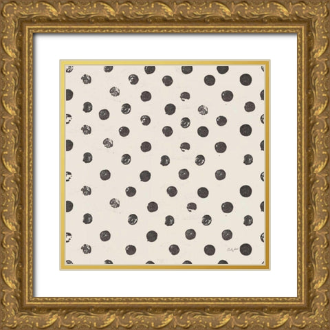 Halloween Whimsy Pattern IIE Gold Ornate Wood Framed Art Print with Double Matting by Prahl, Courtney