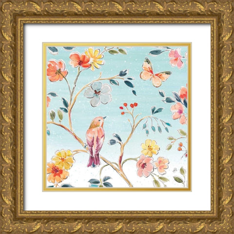 Natures Bliss II Gold Ornate Wood Framed Art Print with Double Matting by Brissonnet, Daphne