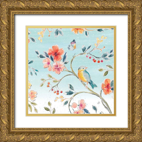 Natures Bliss III Gold Ornate Wood Framed Art Print with Double Matting by Brissonnet, Daphne