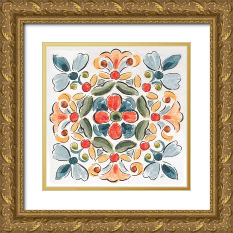 Natures Bliss VI Gold Ornate Wood Framed Art Print with Double Matting by Brissonnet, Daphne