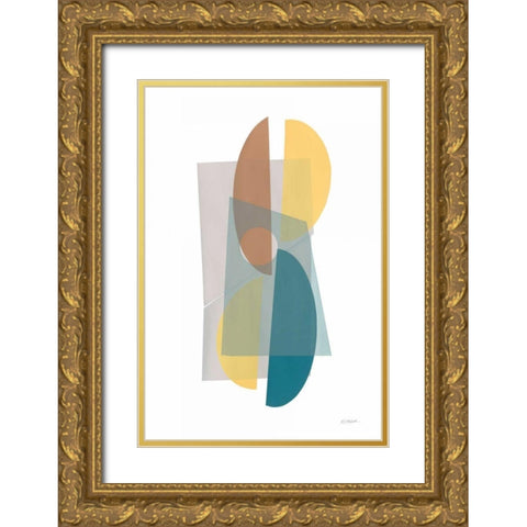 Transparent Gold Ornate Wood Framed Art Print with Double Matting by Schick, Mike