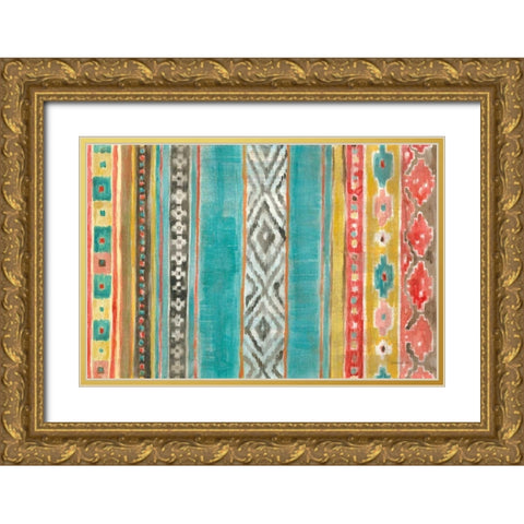 Spirit of the Andes Gold Ornate Wood Framed Art Print with Double Matting by Nai, Danhui