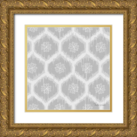 Winter Coast Pattern VE Gold Ornate Wood Framed Art Print with Double Matting by Grove, Beth