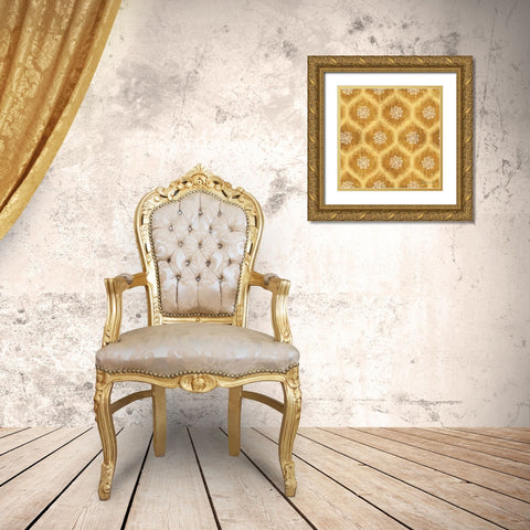 Winter Coast Pattern VF Gold Ornate Wood Framed Art Print with Double Matting by Grove, Beth