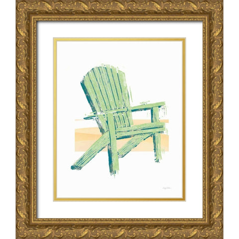 Easy Life II Gold Ornate Wood Framed Art Print with Double Matting by Tillmon, Avery