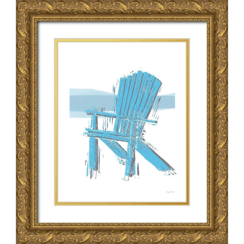 Easy Life III Gold Ornate Wood Framed Art Print with Double Matting by Tillmon, Avery