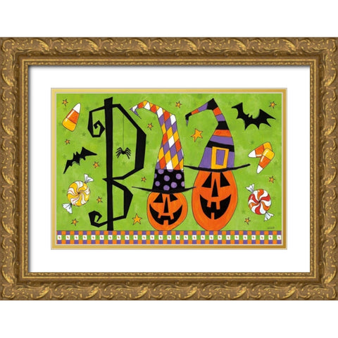 Spooky Fun IV Gold Ornate Wood Framed Art Print with Double Matting by Tavoletti, Anne