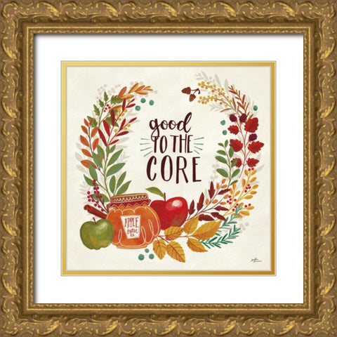 Spread the Love V Gold Ornate Wood Framed Art Print with Double Matting by Penner, Janelle