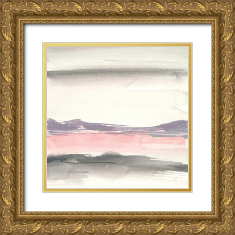 Blush Valley II Gold Ornate Wood Framed Art Print with Double Matting by Paschke, Chris
