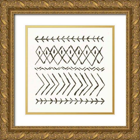Nordic Vibes II Gold Ornate Wood Framed Art Print with Double Matting by Hershey, Moira
