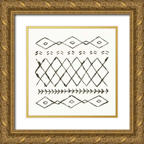 Nordic Vibes IV Gold Ornate Wood Framed Art Print with Double Matting by Hershey, Moira
