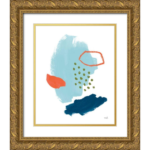 Eternal Optimist II Gold Ornate Wood Framed Art Print with Double Matting by Hershey, Moira