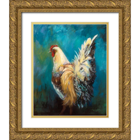 Big Booty Gold Ornate Wood Framed Art Print with Double Matting by Vertentes, Jeanette