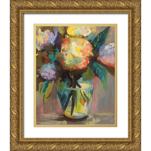 Glass Study Gold Ornate Wood Framed Art Print with Double Matting by Vertentes, Jeanette