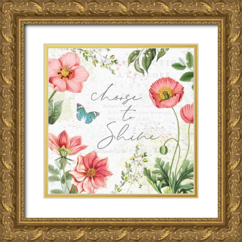 Studio Botanicals V Gold Ornate Wood Framed Art Print with Double Matting by Pertiet, Katie