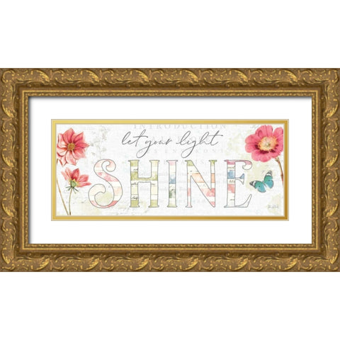 Studio Botanicals VII Gold Ornate Wood Framed Art Print with Double Matting by Pertiet, Katie