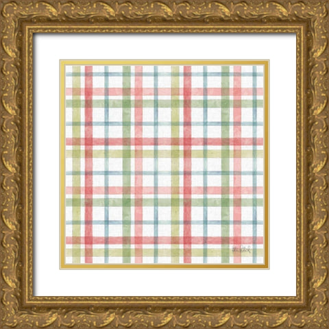 Studio Botanicals Pattern II Gold Ornate Wood Framed Art Print with Double Matting by Pertiet, Katie