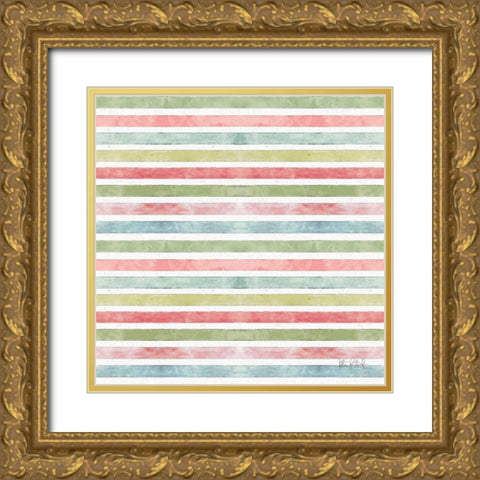 Studio Botanicals Pattern III Gold Ornate Wood Framed Art Print with Double Matting by Pertiet, Katie