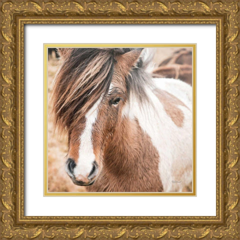 Elska IV Gold Ornate Wood Framed Art Print with Double Matting by Marshall, Laura