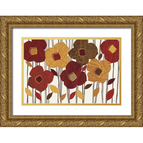 Spice It Up Gold Ornate Wood Framed Art Print with Double Matting by Adams, Sarah
