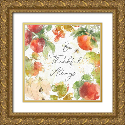 Orchard Harvest II Gold Ornate Wood Framed Art Print with Double Matting by Pertiet, Katie