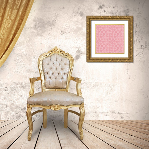 Springtime Bloom Pattern IIIA Gold Ornate Wood Framed Art Print with Double Matting by Grove, Beth