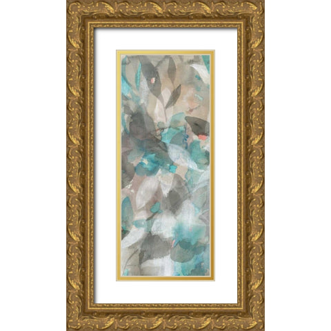 Abstract Nature II Gold Ornate Wood Framed Art Print with Double Matting by Nai, Danhui