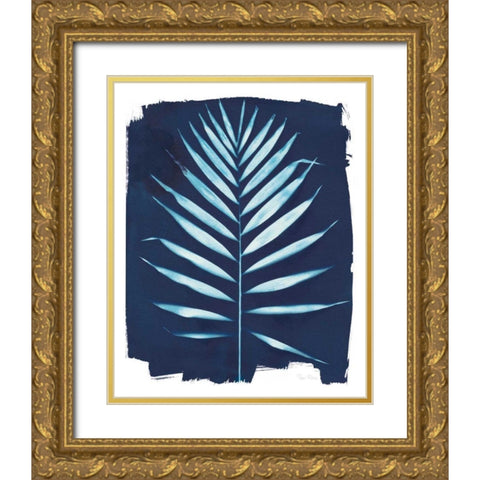 Nature By The Lake - Frond IV Gold Ornate Wood Framed Art Print with Double Matting by Rhue, Piper