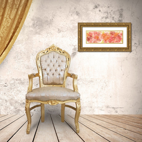 Flowers Afield I Gold Ornate Wood Framed Art Print with Double Matting by Paschke, Chris