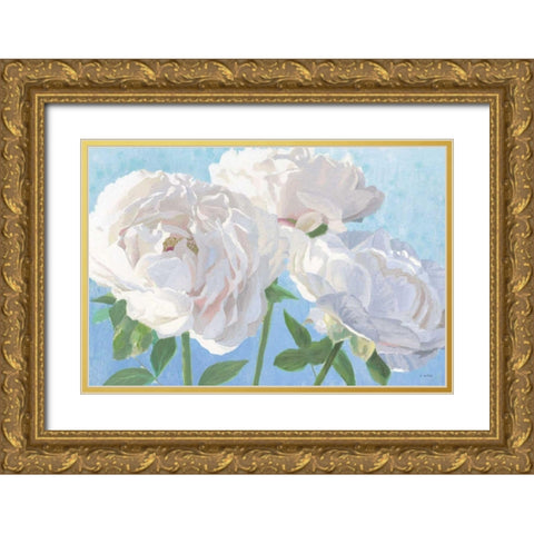 Essence of June I Gold Ornate Wood Framed Art Print with Double Matting by Wiens, James