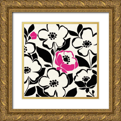 Truly Madly Gold Ornate Wood Framed Art Print with Double Matting by Adams, Sarah
