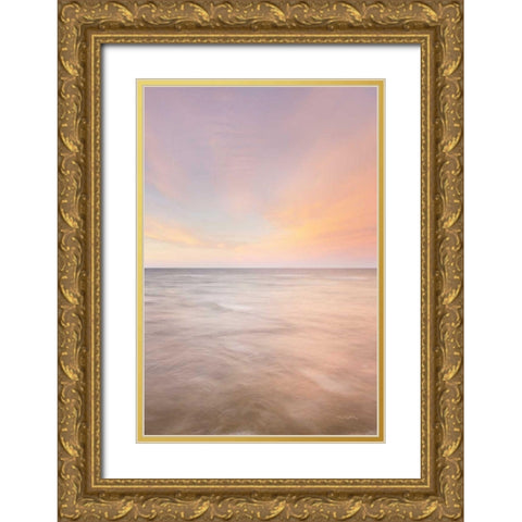 Lake Superior Clouds III Gold Ornate Wood Framed Art Print with Double Matting by Majchrowicz, Alan