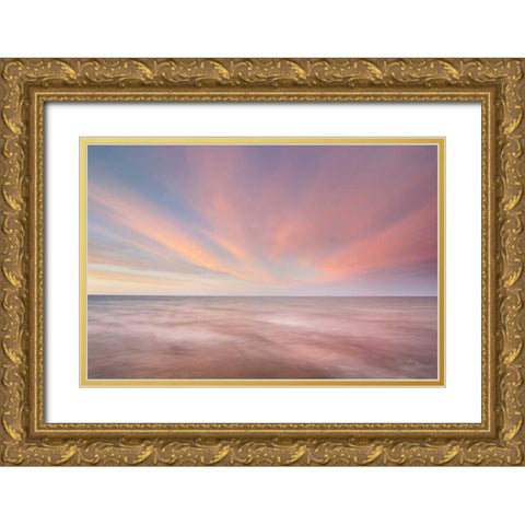 Lake Superior Clouds V Gold Ornate Wood Framed Art Print with Double Matting by Majchrowicz, Alan