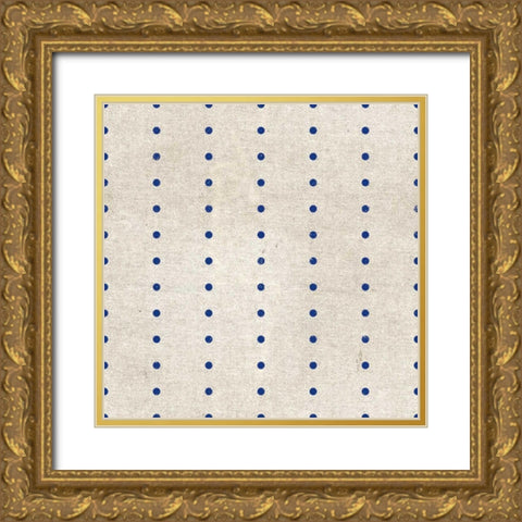 Patriotic Dark Pattern IVA Gold Ornate Wood Framed Art Print with Double Matting by Grove, Beth