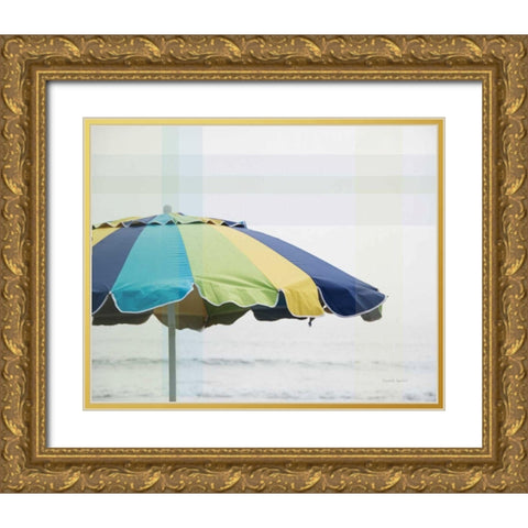 Shady I Gold Ornate Wood Framed Art Print with Double Matting by Urquhart, Elizabeth