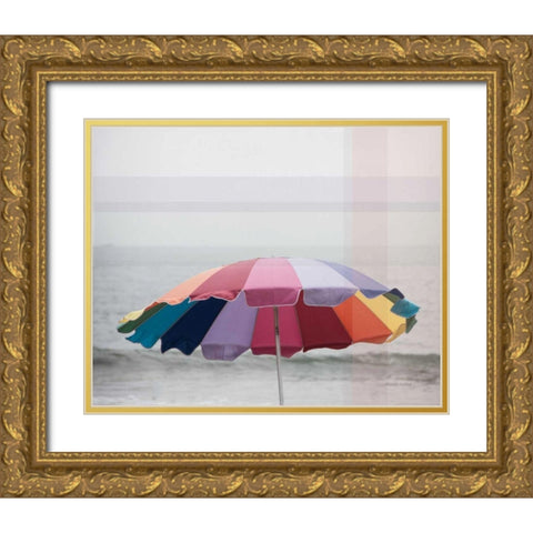 Shady VI Gold Ornate Wood Framed Art Print with Double Matting by Urquhart, Elizabeth